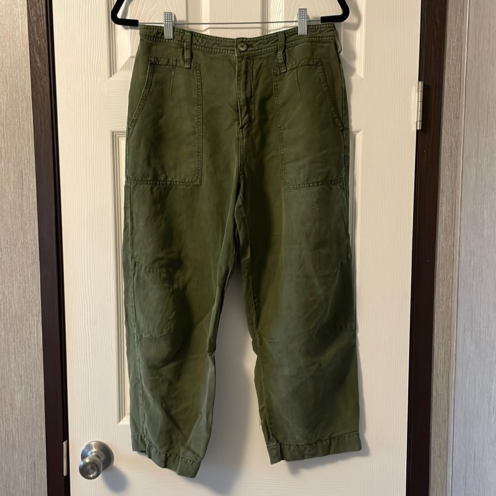 Anthropologie Army Green Pants